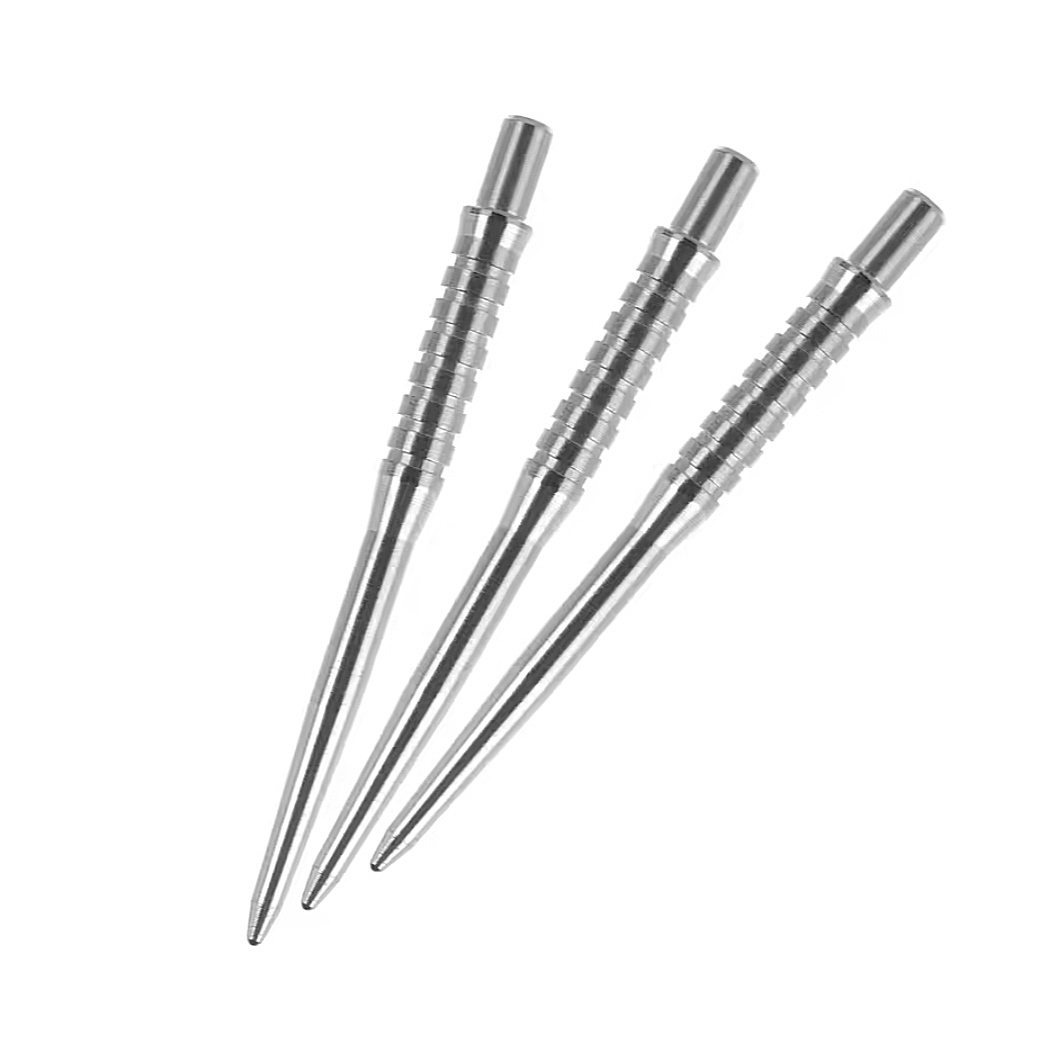 پوینت(نوک) دارت مدل DART MARKET سایز 36 میلیمتر طرح تریدنت دار _ رنگ استیل